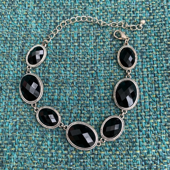 π Silver onyx bracelet! π